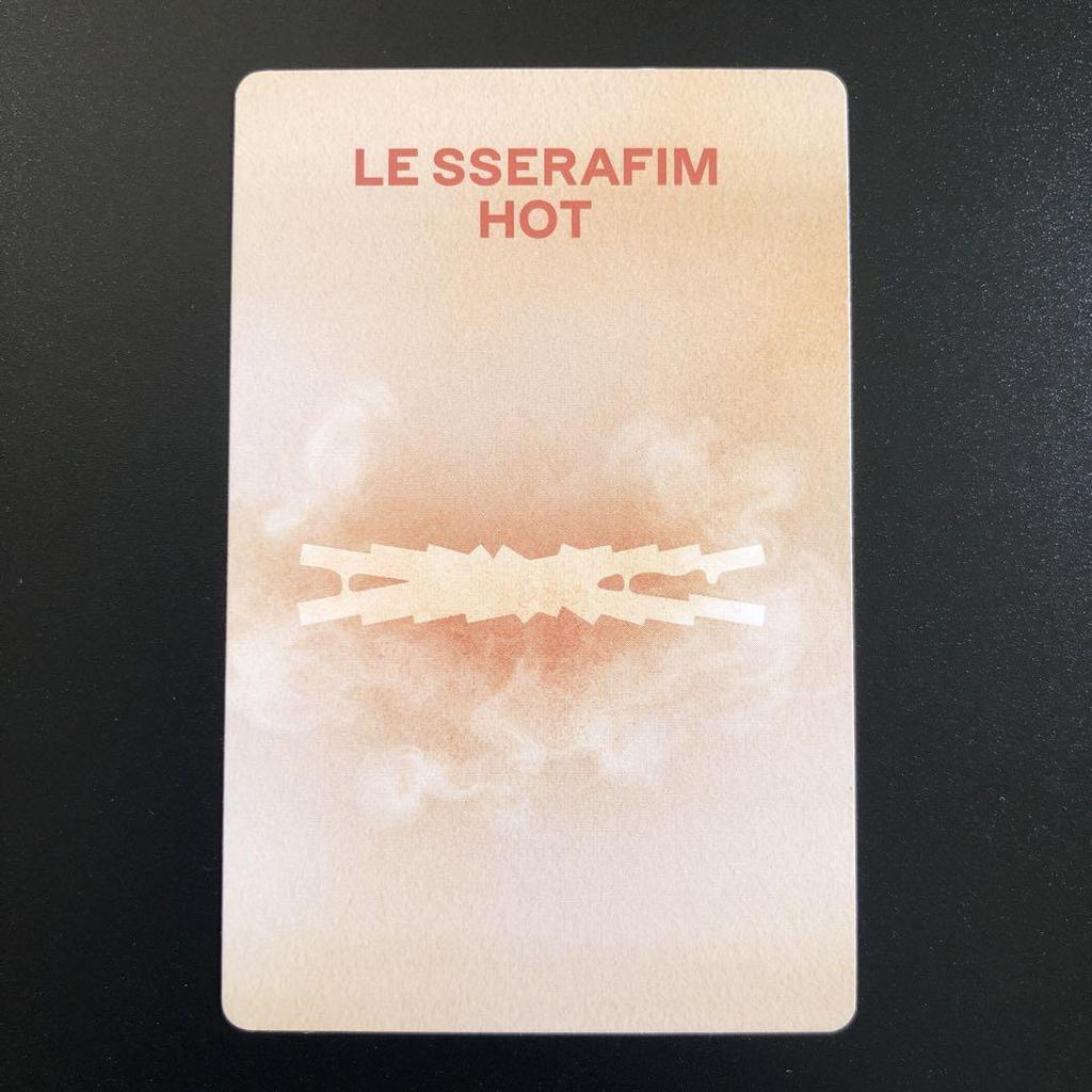 [USED] LESSERAFIM HOT Sakura POPUP Trading Card US Exclusive