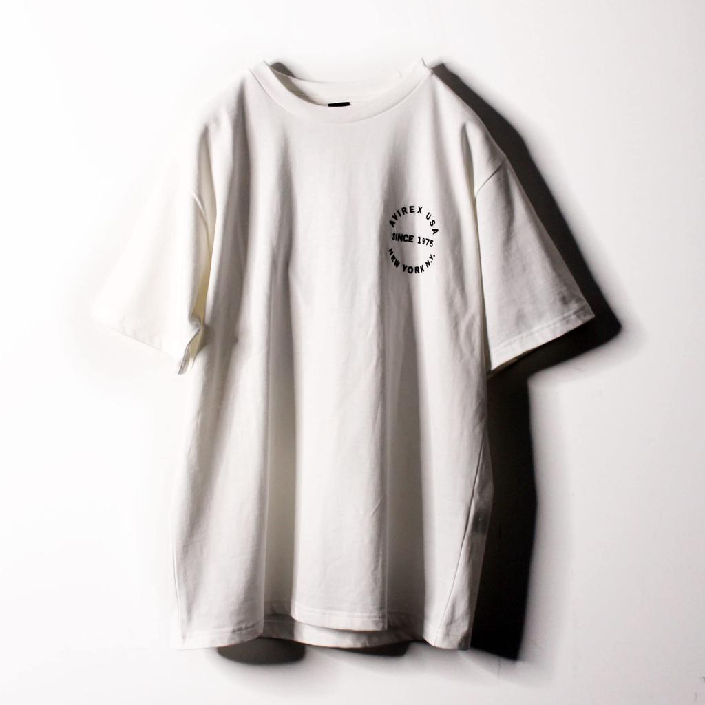 AVIREX Varsity Logo 6123346 XL 002 T-Shirt 2.0 Men's OFF/WHITE