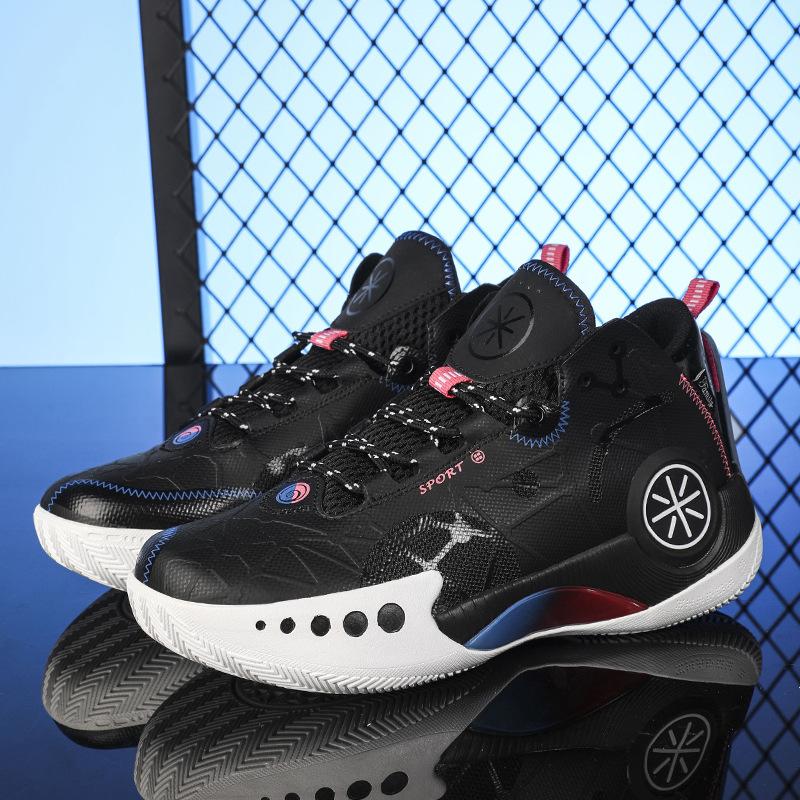 Phantom 3 Basketball Shoes Men's Shoes Low-top Student Sneakers Youth Air Cushion Carbon Plate Non-slip and Wear-resistant Actual Sports Shoes
