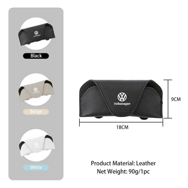 Car Interior Sun Visor Glasses Box Sunglasses Storage Clip For Volkswagen VW Polo CC Bora Golf Jetta Lavida Lamando Magotan GTI Zr1