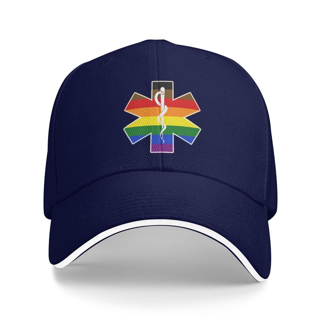 Star Of Life Philly Pride Baseball Cap Healthcar Casual Couple WomenTrucker Hat Hot Sale Print Kpop Rock Baseball Caps Gift