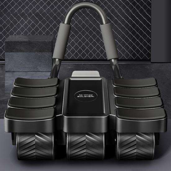 Abdominal Roller Wheel with Automatic Rebound Elbow Support Men Women Core Workout