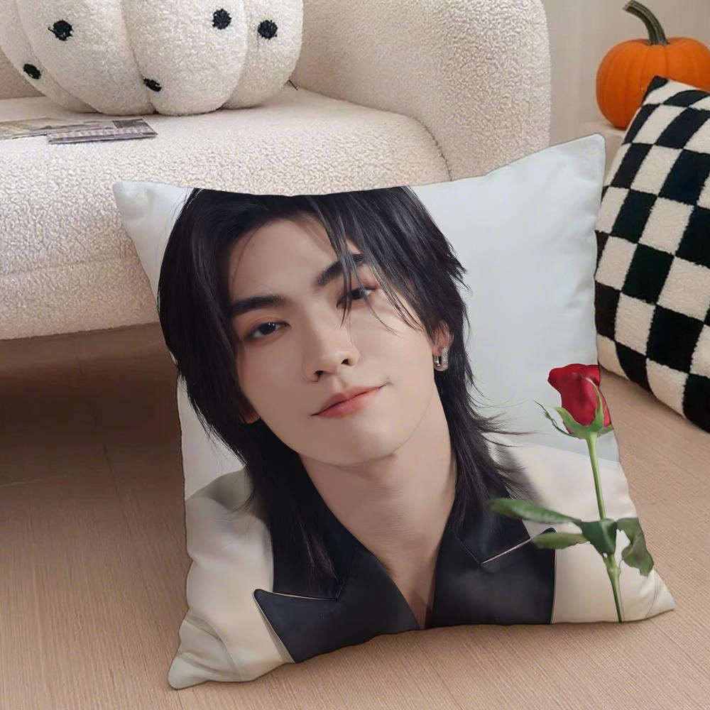 

Thai actor BBoss Chaikamons star Cushion Cover Throw Pillow Cover Hidden Button Durable Polyester Chair Cushion 30X30cm