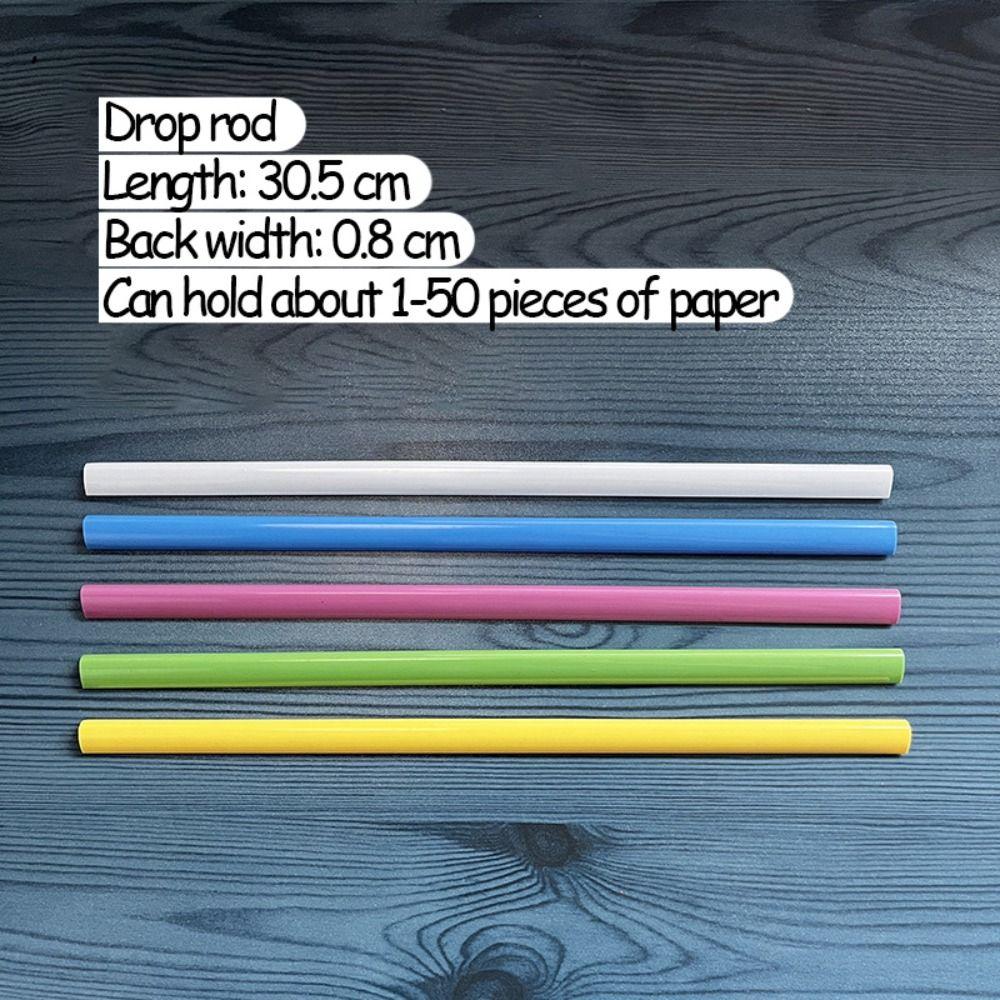 10 Pcs Binder Clips Pull Lever Rod Clips Transparent Thickened Sucker Rod Clamp  Book Cover