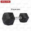 ART&LIVING Hexagonal Rubber Dumbbells