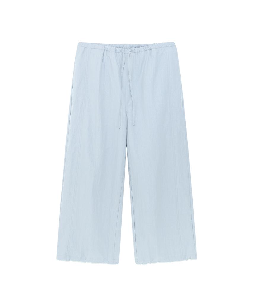 THE COLDEST MOMENT Tcm Mini Logo Nylon Pants (Sky Blue)