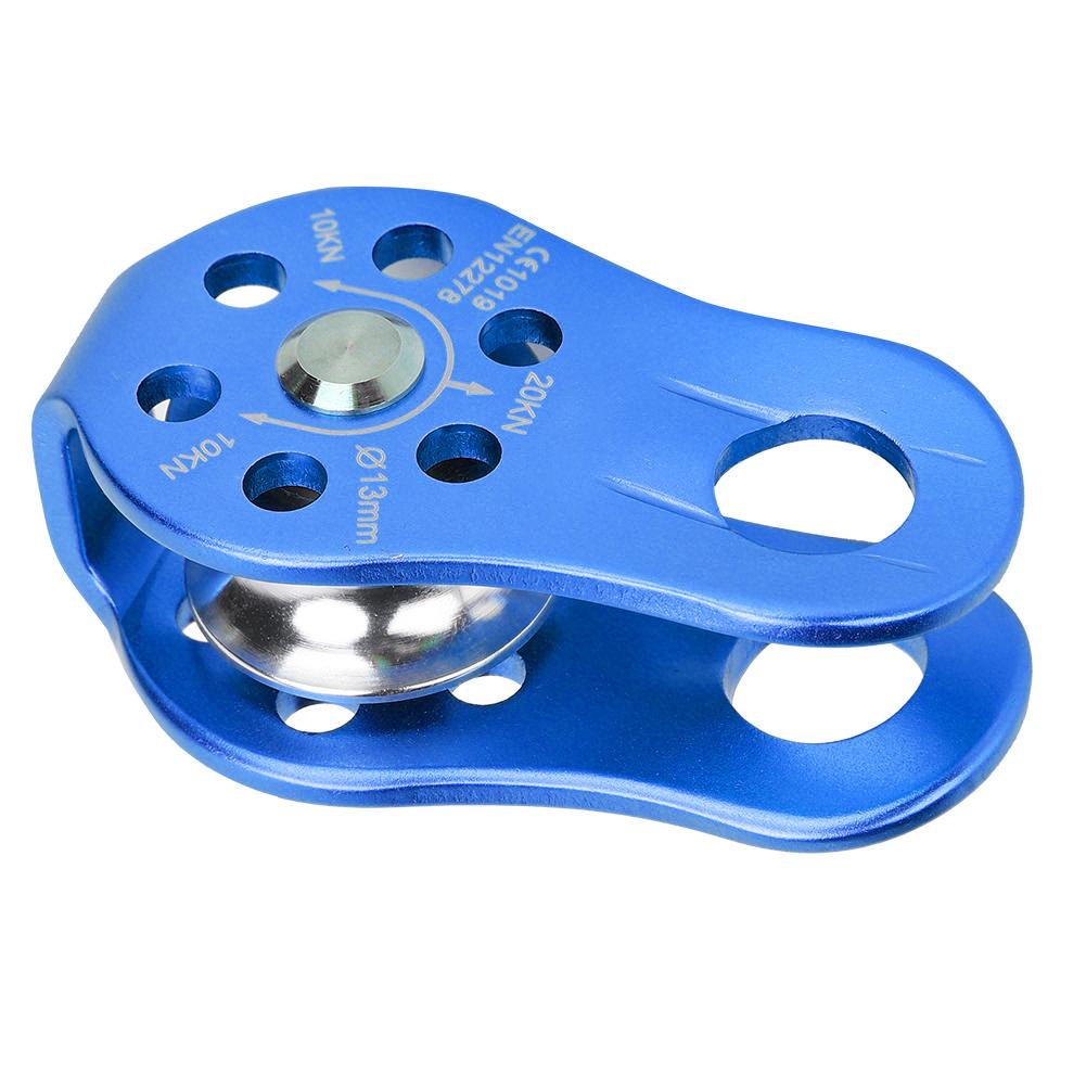 Outdoor Rock Climbing Pulley Fixed Sideplate Single Pulley High Altitude Survival Tool Gear