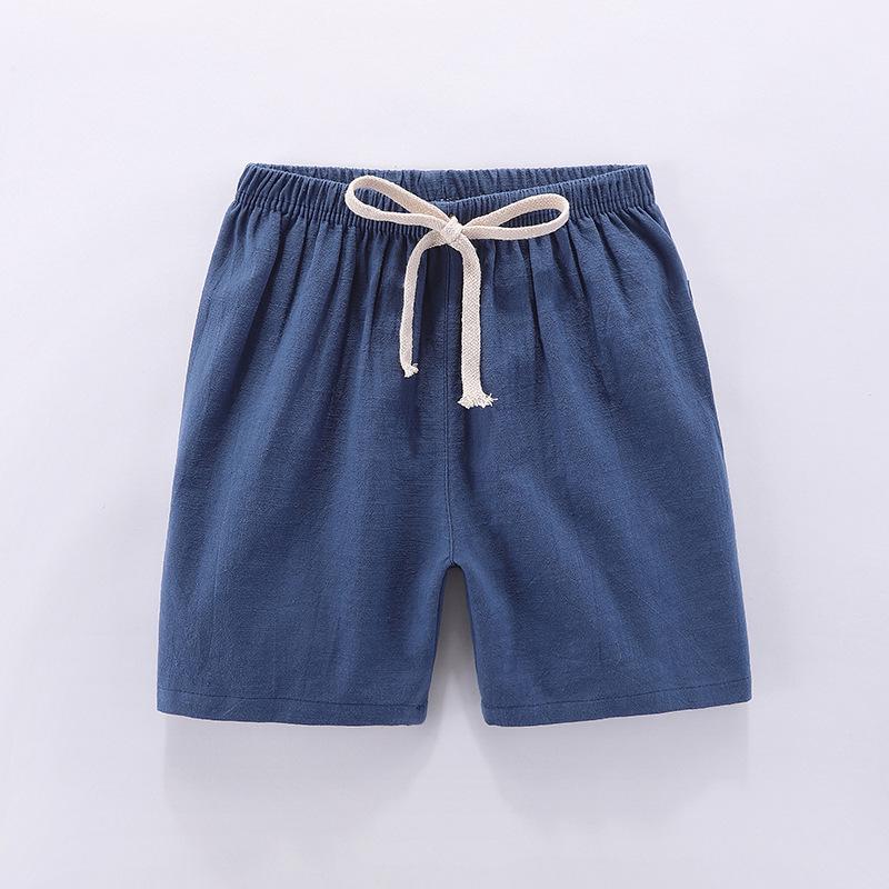 2020 Kids' Cotton Linen Korean-Style Summer Shorts: Trendy, Sporty Fashion