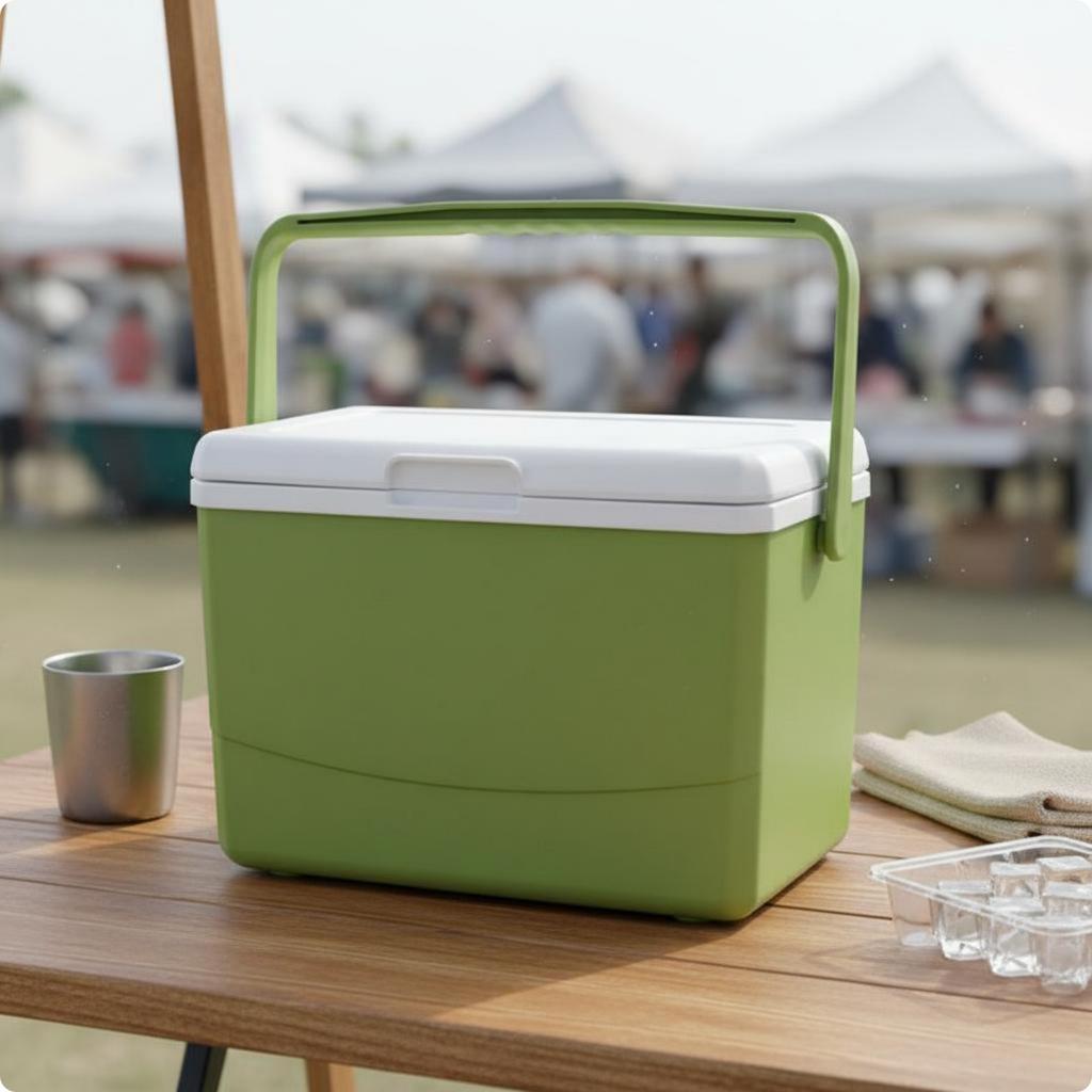 Tragbare Kühlbox 3 L Kleiner Eisbehälter Thermische Kühlbox Keine Elektrizität Kühlgerät Leicht zu reinigen Für Camping Outdoor