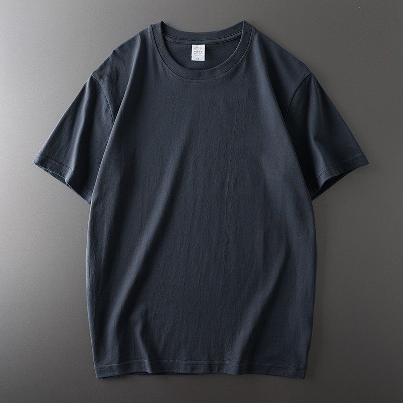 Original Tail Single Cut Label Fashion High Street American Heavy Weight Pure Cotton Short Sleeve T-Shirt Men's Summer Export Men's Clothing Tops