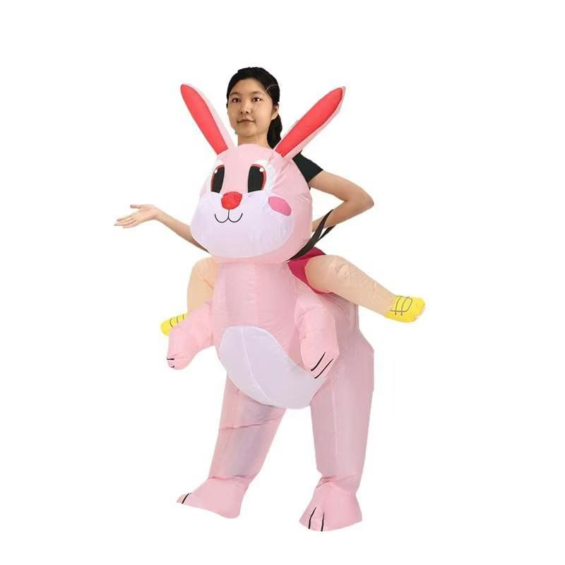 Christmas and Easter Rabbit Inflatable Costume for Festivals and Parties