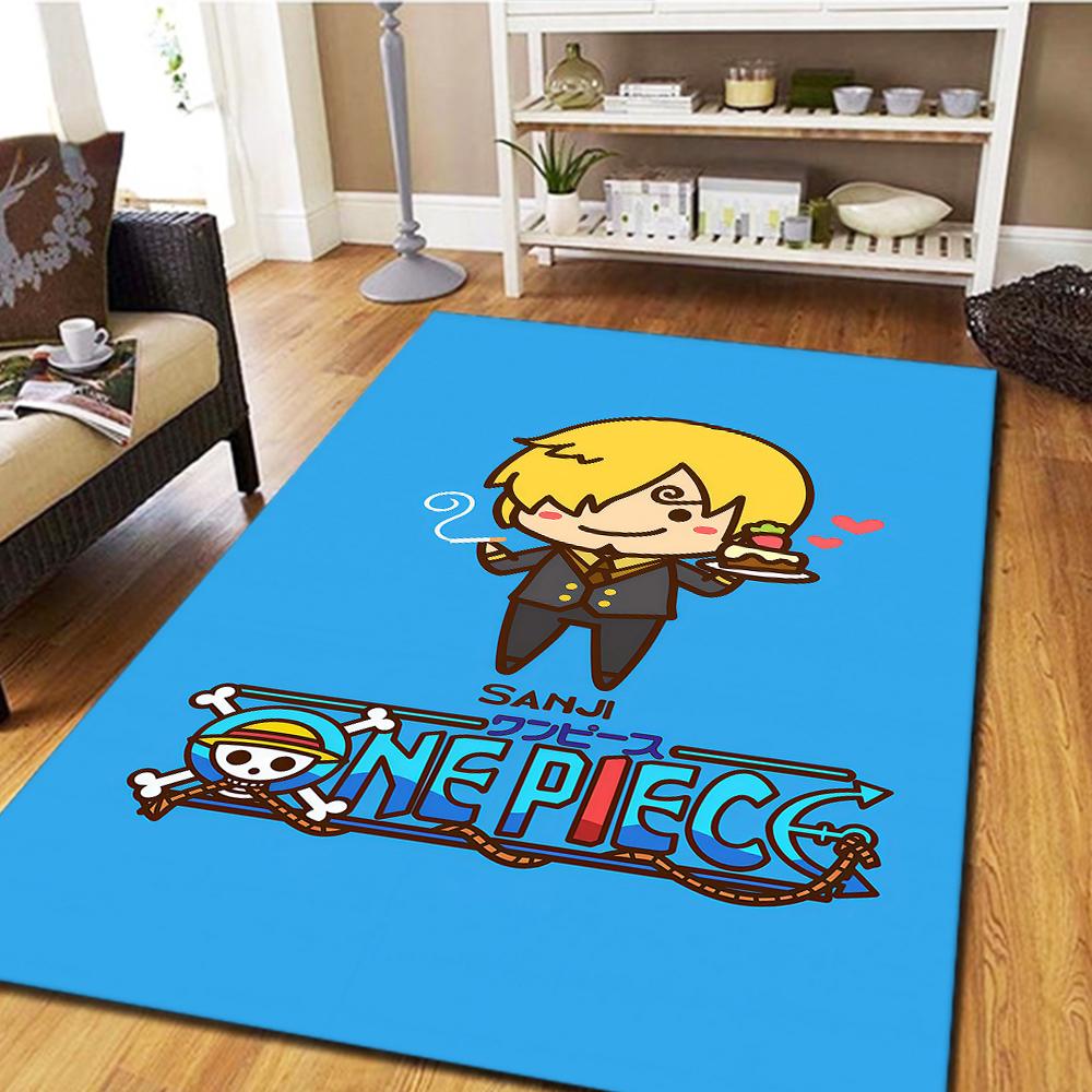 ONE PIECE Digital Print Carpet, Bedroom Play Mat, Home Decor Floor Rug, Cool Movie Themed Mat -HYQ44