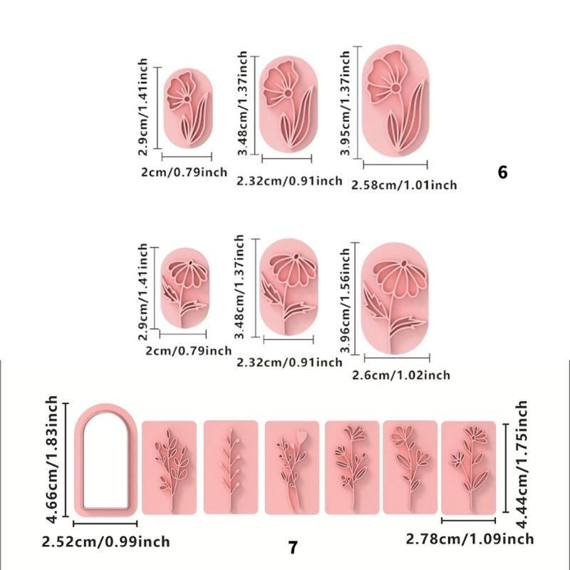 User Friendly Clay Leaf Molds with Anti Adhesive Surfaces Crafting Clay Molds for Creative Projects and Gift Making