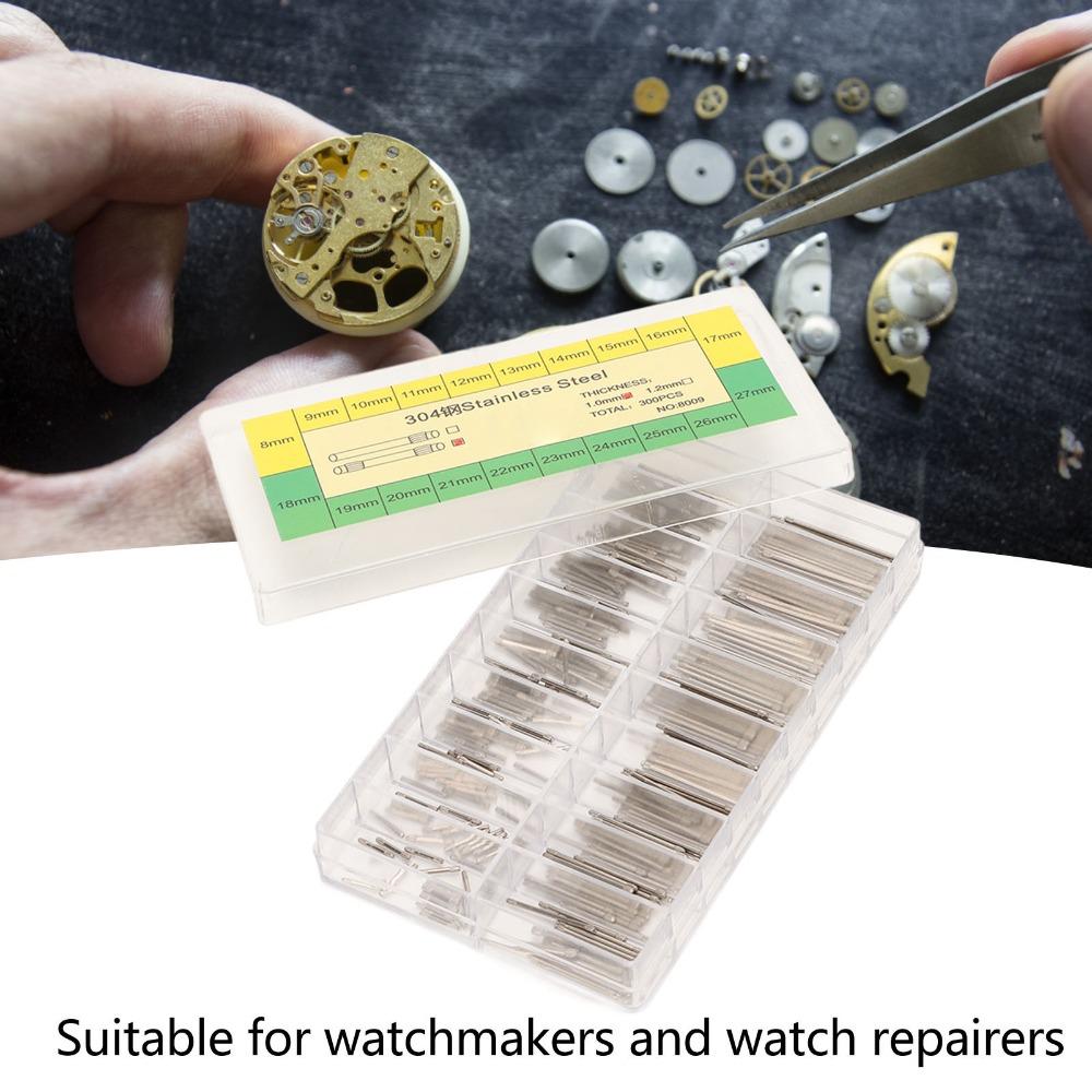 Stainless Steel Watch Bracelet Pin 1.0mm Thickness 1.2mm Thickness Watch Band Pin Watch Repairing Parts Watch Makers