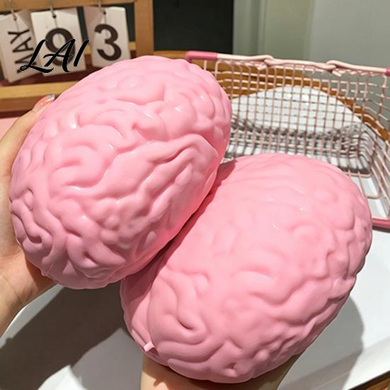 Brain Sensory Toy 1/2Pcs Giant Simulation Squeeze Stress Relief Pink Decompression Slow