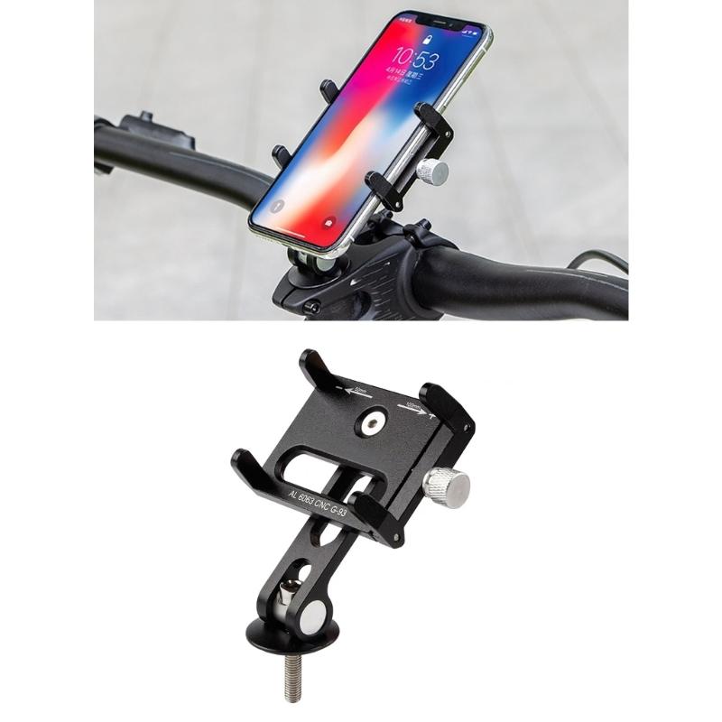 Cycling Phone Holder,Upgraded Handlebar Stem Phone Mount Bicycles Phone Mount Clamps for 50-100mm Width Device