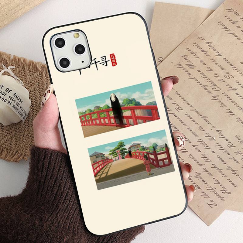 

Милый чехол для телефона с изображением Тоторо Унесенные призраками Ghibli Миядзаки аниме для iPhone 11 12 13 pro XS MAX 8 7 6 6S Plus X 5S SE 2020 XR Iphone Xs Max