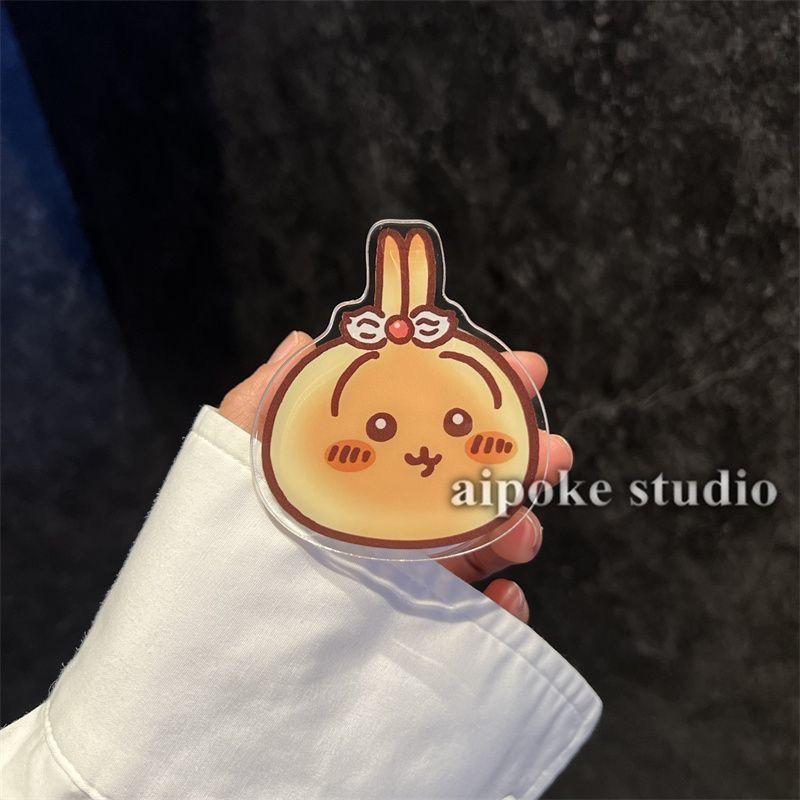 

New Cartoon Japanese Korean Giekawa Usaqi Small Eight Magnetic Phone Stand With Scalable Lazy God Tool
