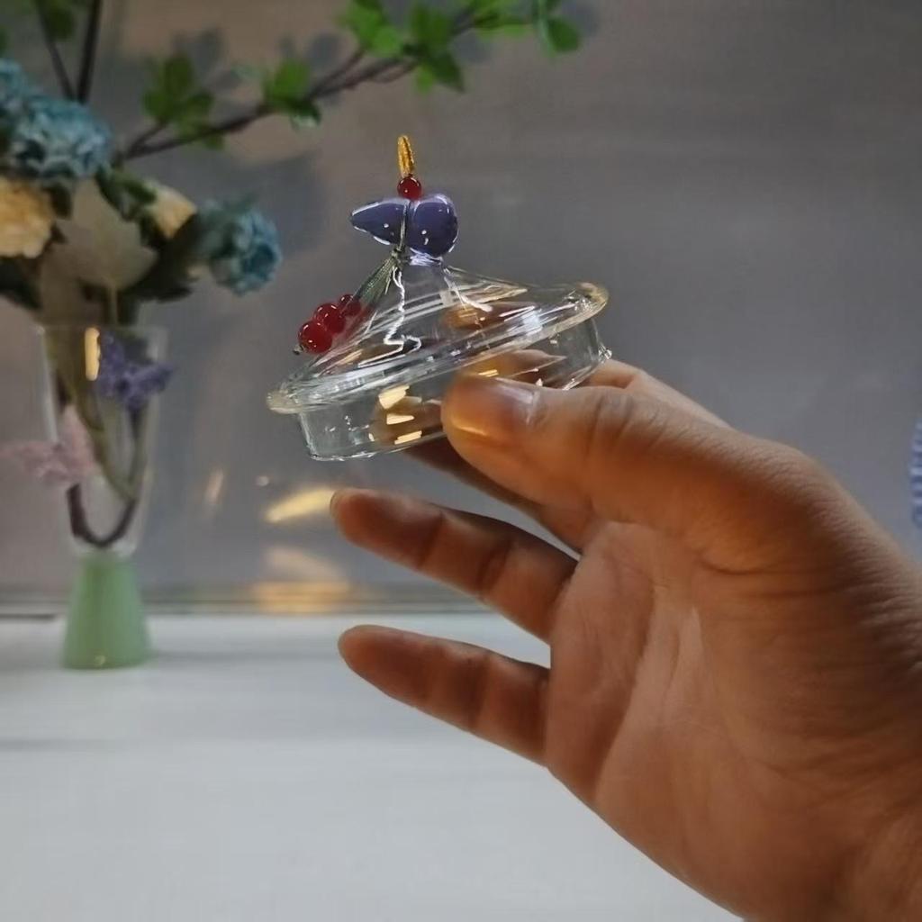 High Borosilicate Glass Teapot, Kung Fu Style Flower Design, Women's Household Kettle, In Stock