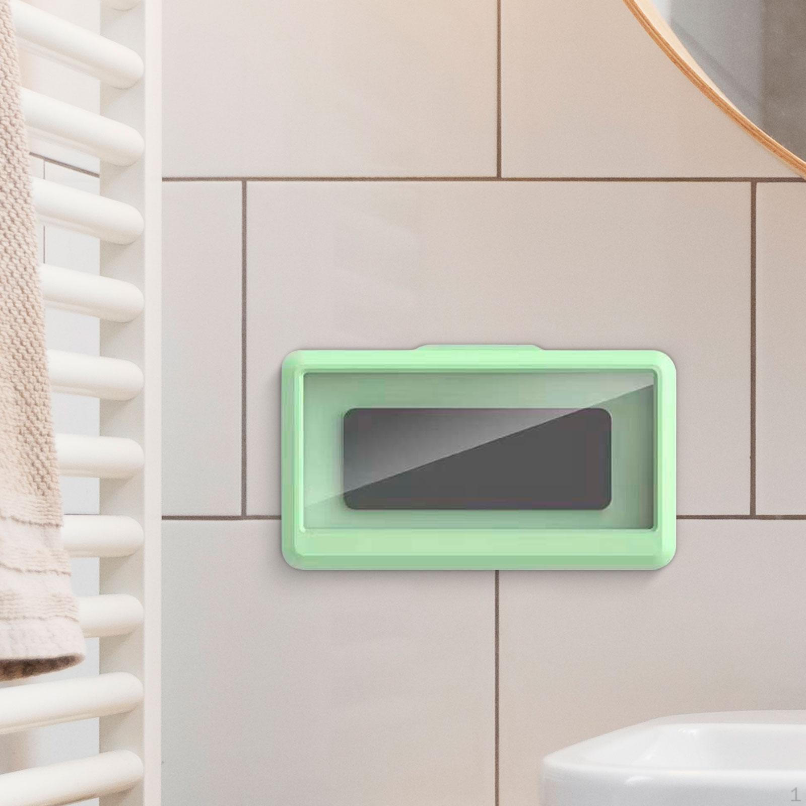 

Чехол для телефона с душем, водонепроницаемый корпус с возможностью вращения для мобильного телефона на стене зелёный