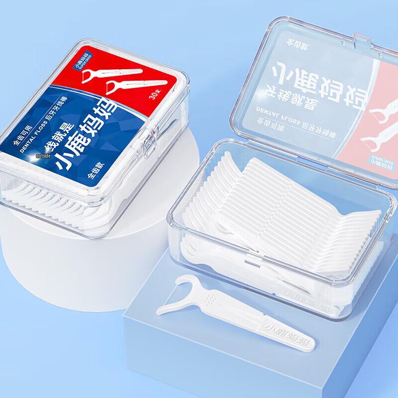 Little Deer Mom Full-Tooth Dental Floss Picks