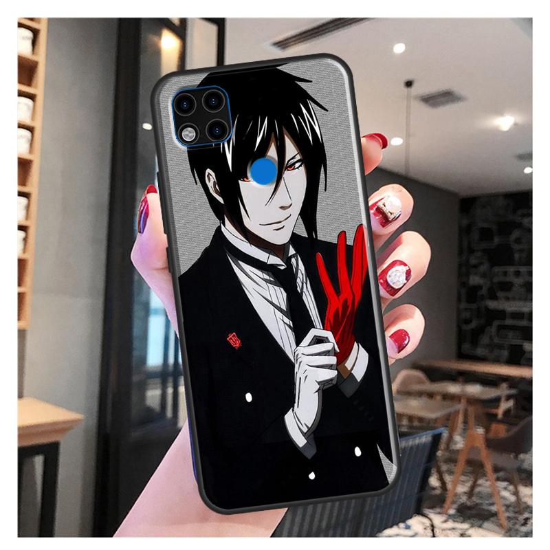 Sebastian Black Butler Kuroshitsuji Fall Für Xiaomi Redmi Hinweis 10 Pro Hinweis 9 Pro Hinweis 11 Pro 8T 9S 10S 10 9A 9T 9C Abdeckung Fall
