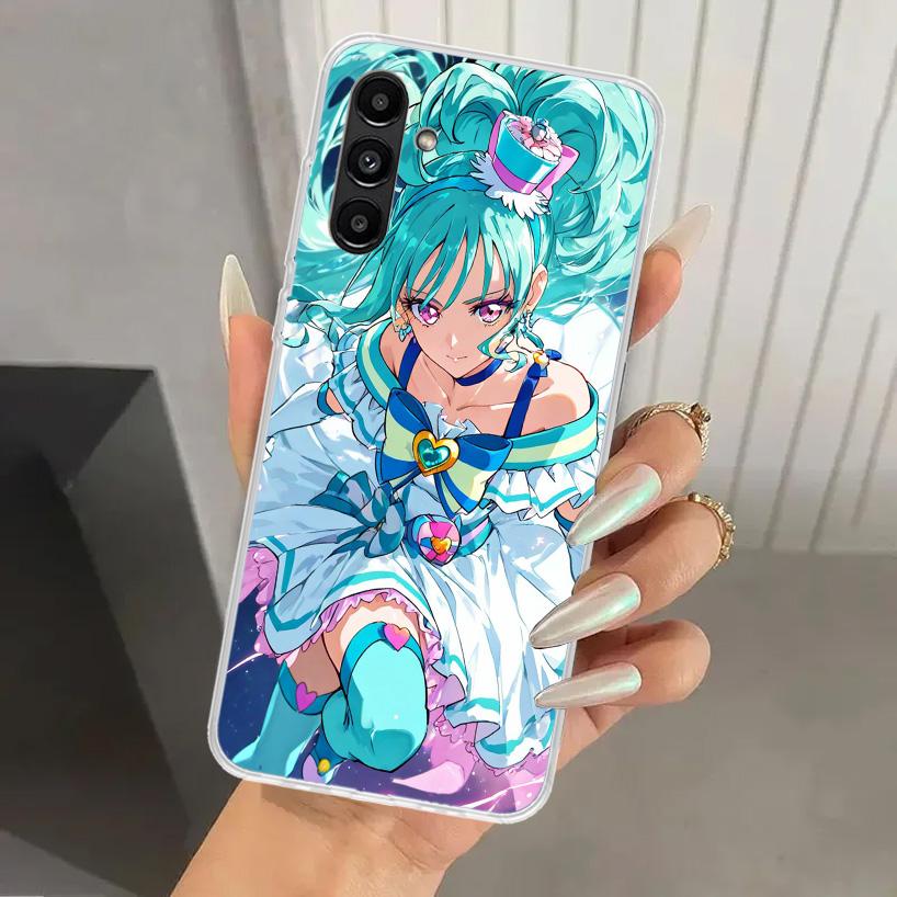 Pretty Cure Anime Phone Case for Samsung Galaxy A17 A16 A37 A26 A36 A57 A56 A15 A25 A35 A55 A14 A24 A34 A54 A13 A23 A33 A53 Gala