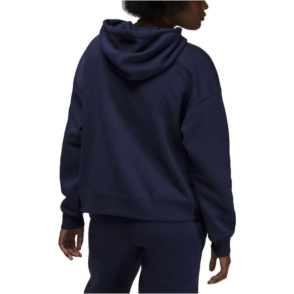 Jordan Brooklyn Fleece-Lined Thick Knit Pullover Hoodie Women Tops Blue DQ4459-410