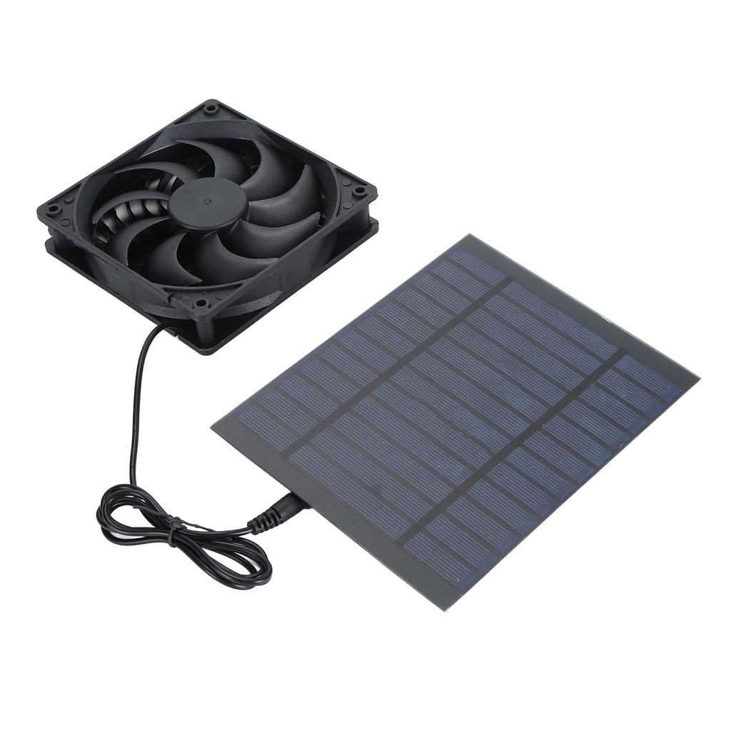 Wentylator wyciągowy 6W 12V Oszczędność energii z polikrystalicznym panelem słonecznym Wentylator słoneczny do wentylacji kurników