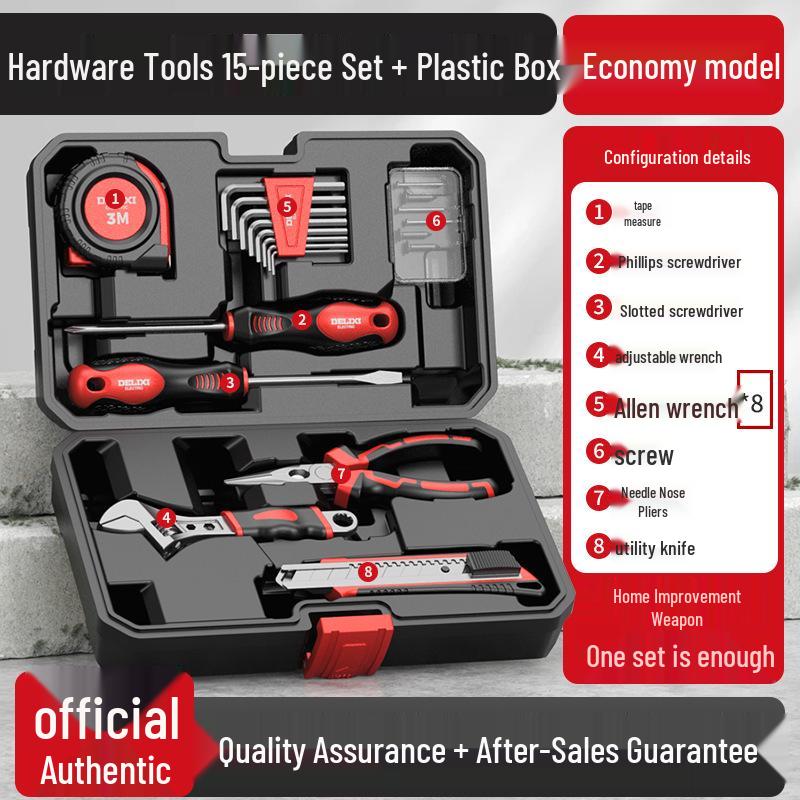 

Complete Automotive & Household Tool Kit with Storage Box