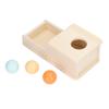Children Educational Toy Multifunctional Composite Wood Parent Child Pitching Simulation Model Toy