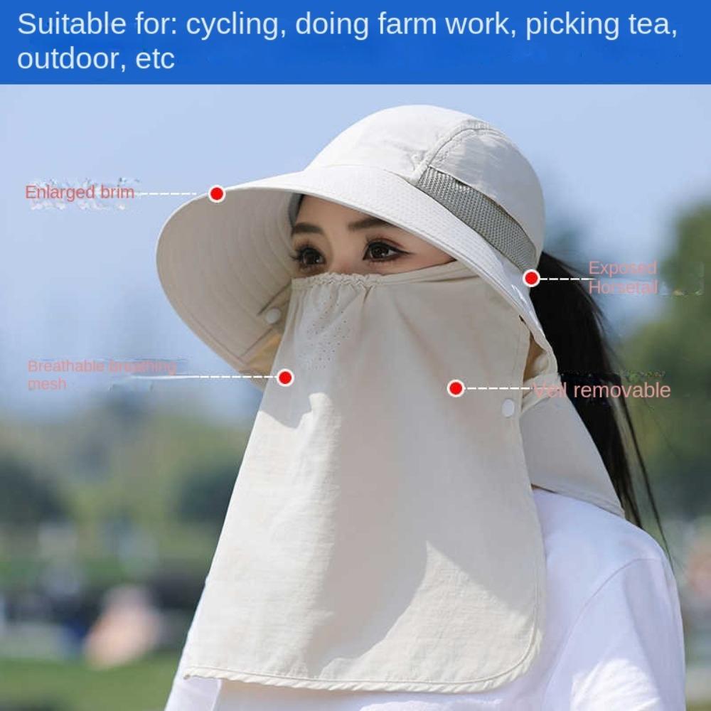 Breathable Bucket Hat Anti-UV Fisherman Hat New Fishing Cap Women