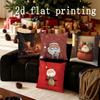 Home Decor Santa Claus Christmas Pattern Pillow Covers Pattern Cushion Cover Suitable for Sofa Bedroom Car Pillow Cover