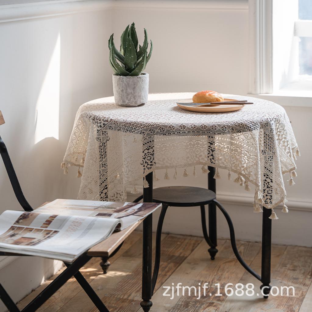 Cloth Dad For Bohemian Beige Fringed Square Dining Table Cloth Round Table Cloth Coffee Table Cover Napkin Placemat
