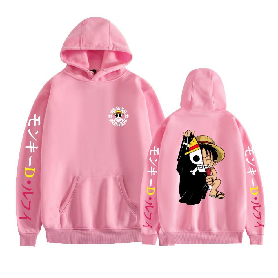 ONE PIECE Hoodies Graphic Printed Sweatshirts Casual Long Sleeve Tops for Men Women