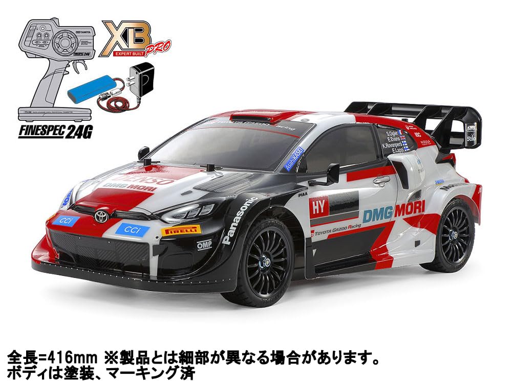 Tamiya XB Series 238 XB Toyota Gazoo Racing Yaris Rally 1 Hybrid 57938 1/10 No. WRT/GR (TT-02 Chassis)