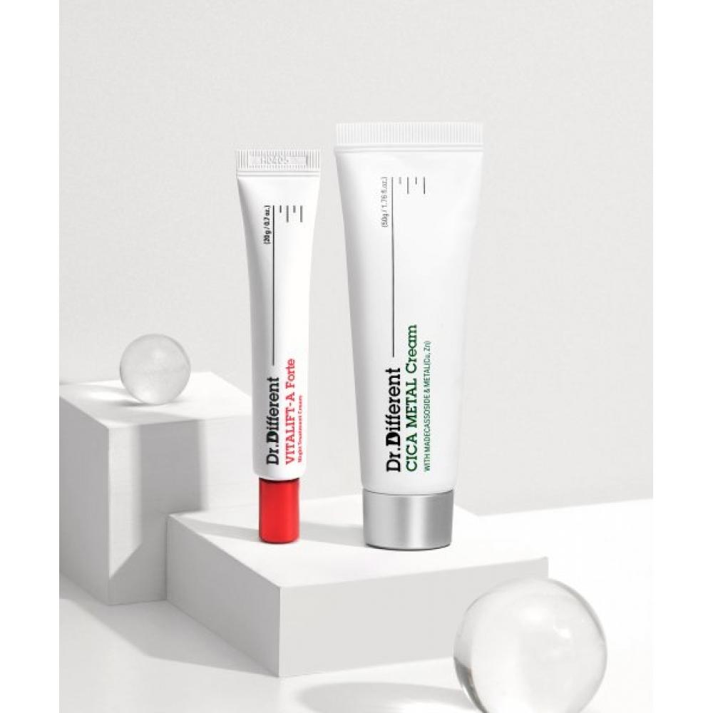 Dr.different VitAlift A Forte retinAl creAm 20g + cicA metAl creAm 50g Vitalift A Forte 20g+Cica Metal Cream 50g