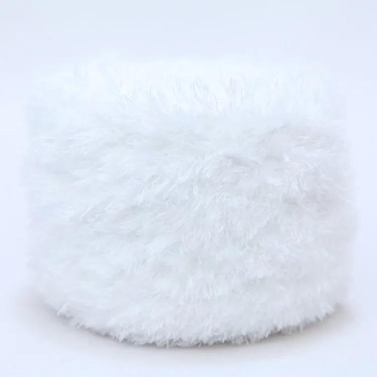 

200g 3 Strands Crystal Fleece Coral Poke Embroidery Thread Towel DIY Knitting Material Bag Hand Sewn Mesh Bag Yarn Crocheting