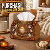 1pc Mystical Halloween Tissue Box - Pumpkin Forest Napkin Storage Box, Suitable for Rolls/facial Tissues/single Sheets,Two Sizes Available for Fall Ho