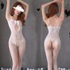Mesh Clothing Crotchless Lingerie Pajamas Lace Female Jumpsuit Transparent Sheer Bodysuit Fishnet Thigh High See Through Elastic