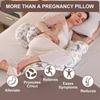 Velvet Pregnancy Pillow Detachable Pillowcase Can Support Buttocks And Legs