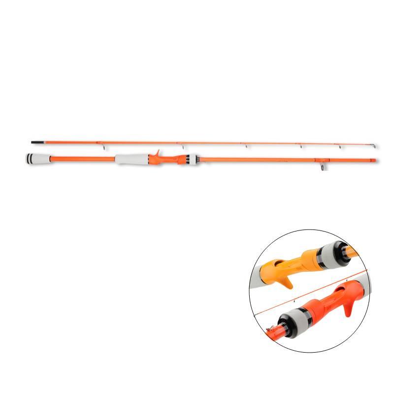 

Hard Hanwang Carbon Fiber Fishing Rod Portable Long-range Casting Suitable For Multiple Water Environments 82 in/2.1 m оранжевый