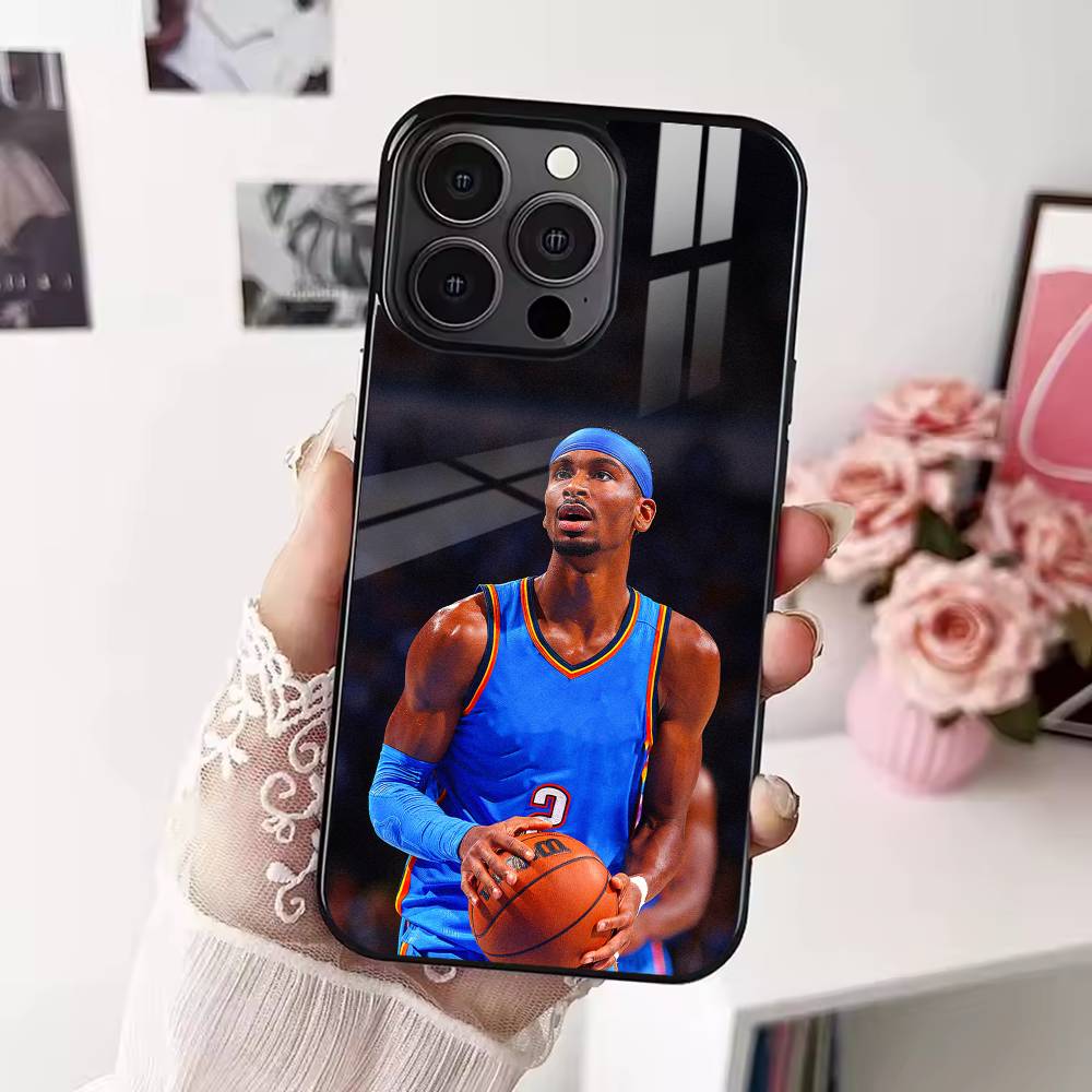 

Баскетбольный S-Shai Gilgeous-Alexander 2 Чехол для телефона для iPhone 17 16 15 14 13 12 Pro Max Plus для Magsafe Беспроводная магнитная крышка iPhone15