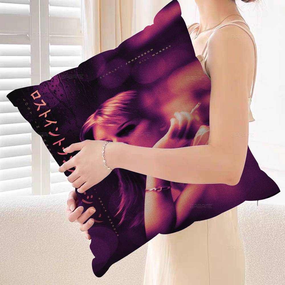 Lost in Translation Classic Movie Pillow Cover Design cushion Cover decor Holiday Decorati 12x12Inch