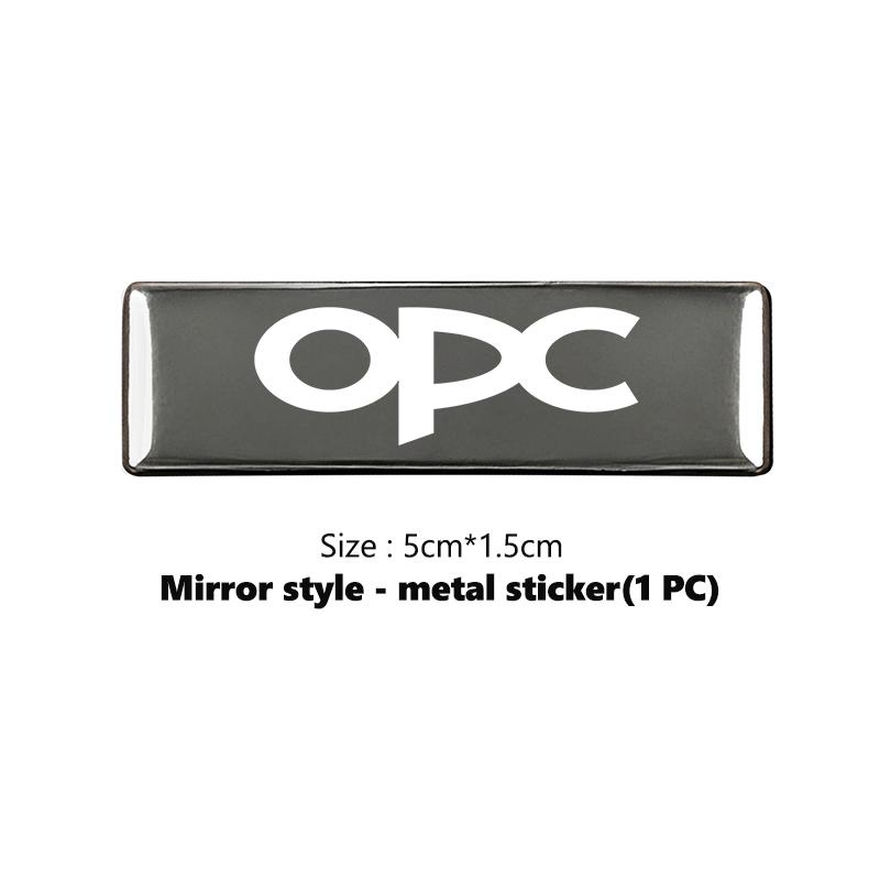 Car Sticker Metal Badge Auto Modification Accessories Decorative Decals For Opel Corsa Mokka Astra Cascada Adam Insignia Meriva