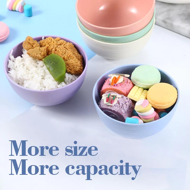 Mini Plastic Baby Soup Bowl Anti-Drop Anti-Scald Children Bowl Food Grade High Temperature Resistant Complementary Food Bowl бежевый