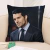 Super Star H-Henry Cavill Pillow Case 3D Print Polyester Fiber 40*40 Cm Home Sofa Throw Pillow Cover Decoration Festival Gift