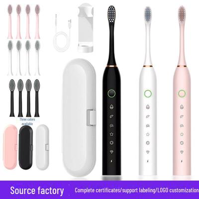 Tragbares elektrisches Zahnbürsten-Set für Zuhause, Wohnheim, Reisen - Geeignet für Kinder und Erwachsene