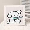 High-End Diamond Painting Diy Van Gogh Starry Sky Cat Creative Handmade Toy Table Decoration Diamond Painting With Frame