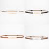 Leather Narrow Waist Belt For Women With Alloy Buckle For Elegant Dress And Sweater Style